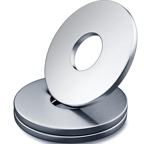 Image of M5 Washers 30PCS, HOLMOL M5 x 15mm Penny Washers, 304 Stainless Steel Washer, Metal Flat Washer for Screws and Bolts