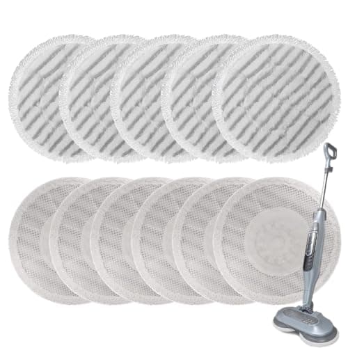 Image of Defresit 10 pcs Replacement Steam Mop Pads Compatible with Shark S6002UK, Reusable Steam Mop Compatible with Shark S6002UK S7201UK