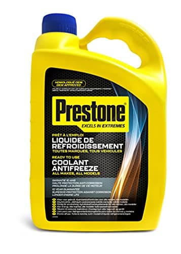 Image of Prestone PAFR0039A Antifreeze Coolant For All Vehicles Ready to Use, 4 Litre, Yellow