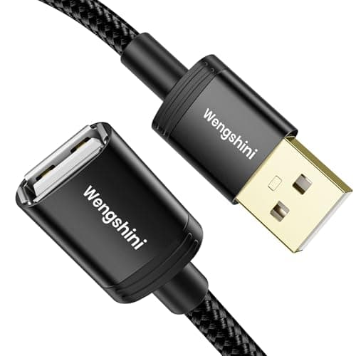 Image of Wengshini USB Extension Cable 10M,Type A Male to A Female Extension Cable for Printer, Scanner, Camera, Keyboard, Card Reader, Hard Drive, USB Disk,Webcam