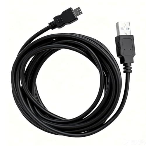Image of Trospow Micro USB Charger Cable Replacement for Plantronics Voyager 5200 UC Focus 2 UC 8200 UC 5240 5220 4200 UC 4210 4220 3240 3200
