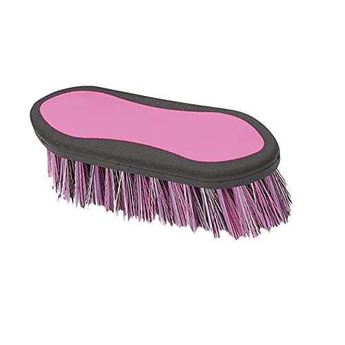Image of Shires 1482 Ezi-Groom Large 2-Tone Dandy Brush Bright Pink