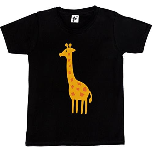 Image of Fancy A Snuggle Groovy Green Crocodile Cartoon Kids Boy Girl Cotton Short Black Sleeve T-Shirt - Size 3-4 Years