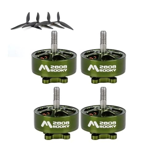 Image of M2808 1100KV Specs Brushless DC Motor 3-6S Power Unit 2322g Thrust For 7-8 Inch FPV Racing Long Range Drone 1/2/4PCS(4 Motor-2Pair blade)