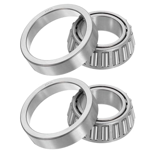 Image of sourcing map 2pcs 25580/25520 Tapered Roller Bearing Cone and Cup, 1.75" Bore x 3.265" OD x 0.9375" Thick, Chrome Steel Taper Bearing Set, ABEC-3