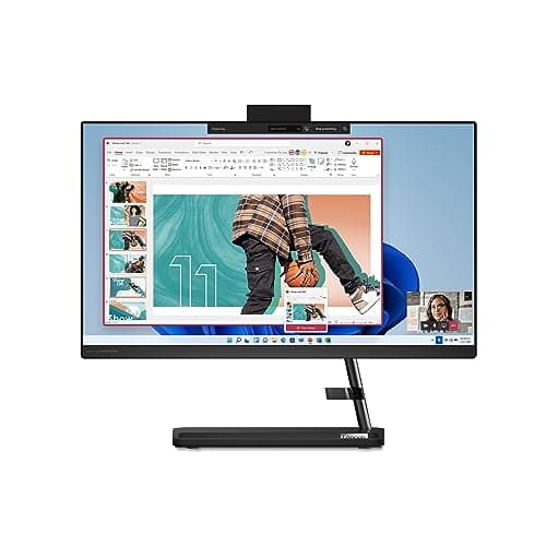 Image of Lenovo IdeaCentre AIO 3i - All in One Desktop - PC Computer - Mouse & Keyboard Included - 21.5" FHD Display - Windows 11-8GB Memory - 256GB Storage - Intel Core i3-1215U