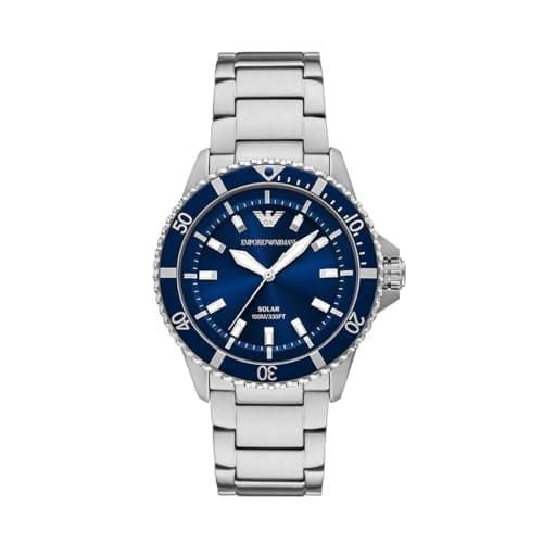 Image of Emporio Armani Men's 42MM Silver-Tone Stainless Steel Watch, AR11697