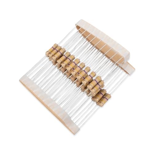 Image of Innfeeltech 50 Pcs 1W 5% Tolerance 470K Ohm Carbon Film Resistor Resistance for DIY Project and Experiments