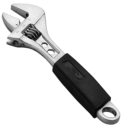 Image of Jetech 150mm (6 Inch) Adjustable Spanner with Soft Grip Handle - Professional Wide Jaw Shifter Wrench for Versatile Applications