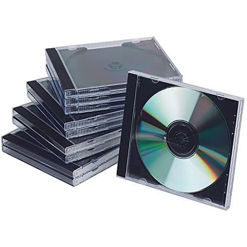 Image of Q-Connect Black /Clear CD Jewel Case (Pack of 10) KF02209
