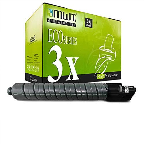 Image of 3x Kraft Office Supplies toner cartridge compatible for Ricoh Aficio MP C 3001 3501 replaces 842047 black
