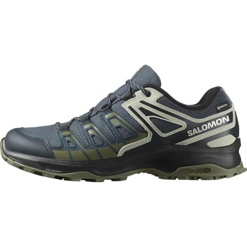 Image of Salomon Men's Extregra GORE-TEX, Versatile Hiking Shoes for Comfort, Perfect For Hiking Boots & For Outdoors Adventures , Blue Night, 9.5