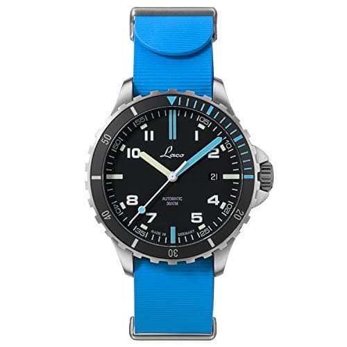 Image of Laco Atlantik RB Sports Watch Made in Germany 42 mm Diameter High Quality Automatic Watch Unique Quality Outstanding workman 30 ATM Waterproof Since 1925