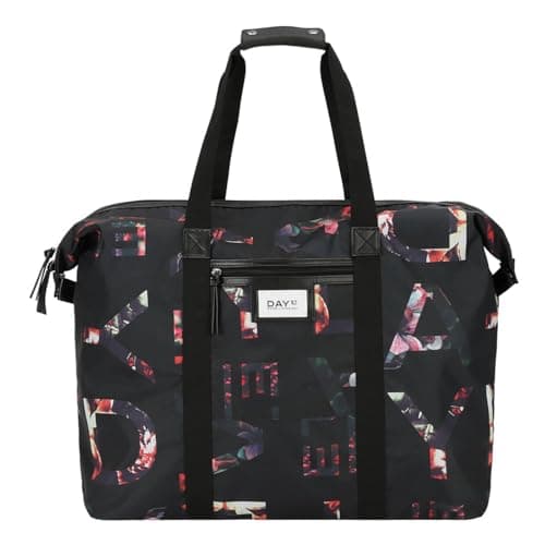 Image of DAY ET Gweneth Print Weekend Bag Black