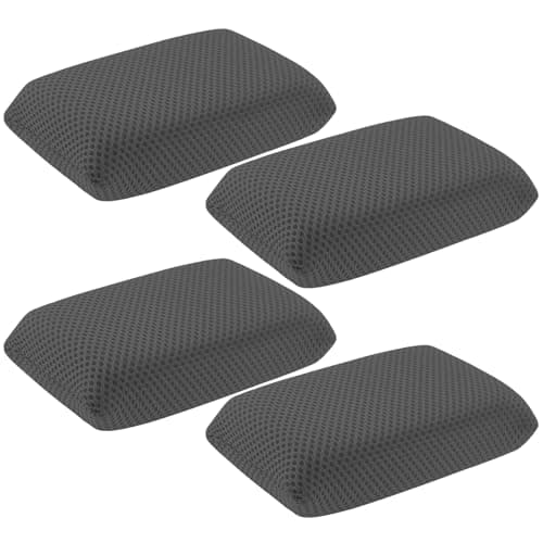 Image of 4 PCS Bug Remover Sponge, Car Cleaning Sponge for Bugs, Tar, Grime - Paint-Safe, Reusable Wash Sponges Kit (Gray)
