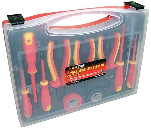 Image of S9Q1 - AM-TECH 11 Piece Electrician Tool Set 1000VAC & 1500VDC Insulated EN60900