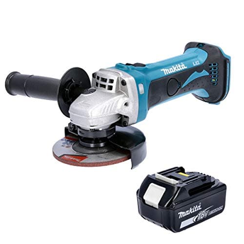 Image of Makita DGA452Z 18v 115mm LXT Angle Grinder Body with 1 x 5Ah Battery