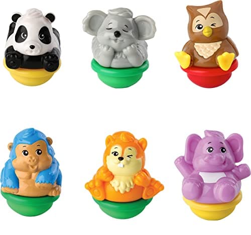 Image of Vtech ZoomiZooz 80-439004 Set of 6 Wild Animals, Baby Animals, Multi-Coloured
