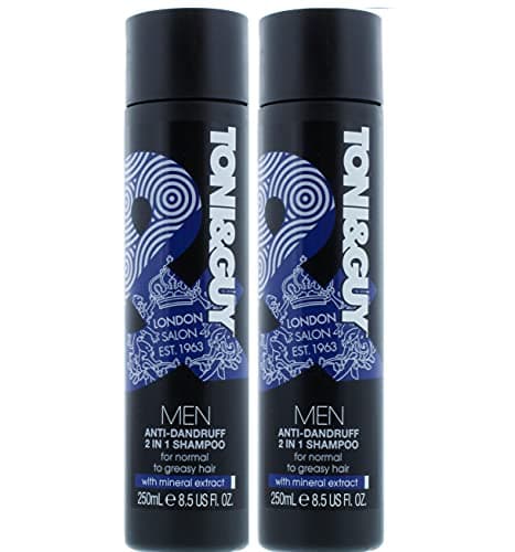 Image of Toni & Guy Men 2 in 1 Anti Dandruff Shampoo & Conditioner x 250ml & Toni & Guy Men Deep Clean Shampoo x 250ml
