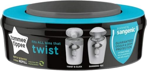 Image of Tommee Tippee Twist and Click Nappy Disposal System