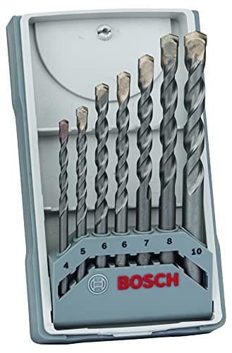 Image of Bosch Professional 7-Piece CYL-3 Concrete Drill Bit Set (for Concrete, Ø 4-10 mm, Accessories for Impact Drills)