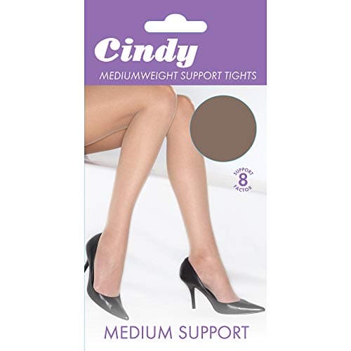 Image of Cindy Womens/Ladies Mediumweight Support Tights (1 Pair) (X-Large (5ft6â€-5ft10â€)) (Paloma Mink)