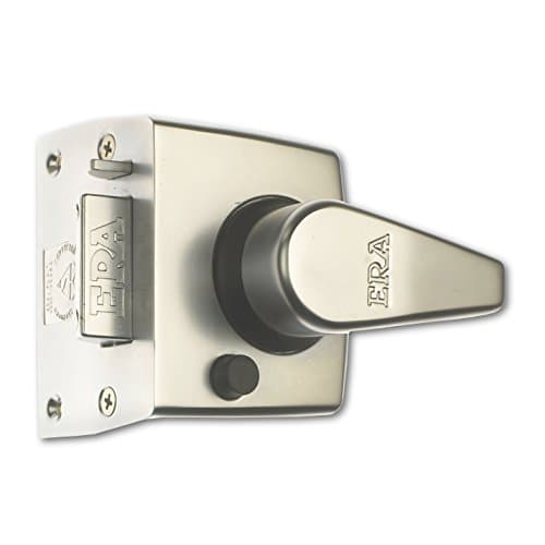 Image of ERA 1530 BS8621:2004 Auto Deadlocking Escape Nightlatch 1530-35-1 - 40mm Satin Chrome/Satin Chrome