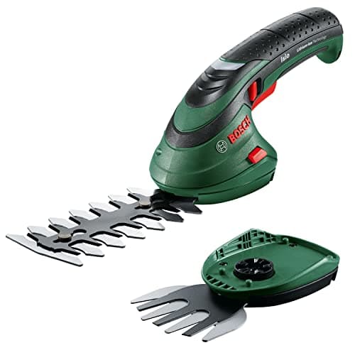 Image of Bosch Cordless Grass Shear & Hedge Trimmer Set Isio (3.6 V, blade length: 12 cm, tooth spacing: 8 mm)