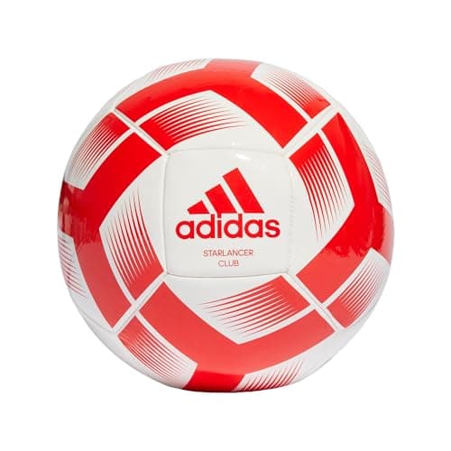 Image of ADIDAS IA0974 STARLANCER CLB Recreational soccer ball Unisex Adult white/red Size 5