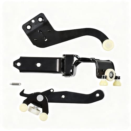 Image of cantondz Sliding Door Roller Guide Arm Hinge Set Bottom Left Compatible with VW T5 Transporter 2003-2015 7H0843397AA
