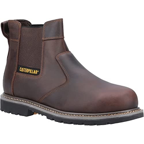 Image of Caterpillar Powerplant Dealer Mens Smart Boots Brown 9 UK