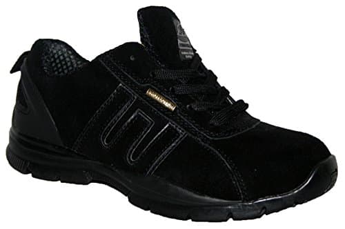 Image of Groundwork Ladies GR86 Lace-up Steel Toe-Cap Safety Work Business Trainers Sizes 3-8 (Black, UK Footwear Size System, Adult, Women, Numeric, Medium, 6)