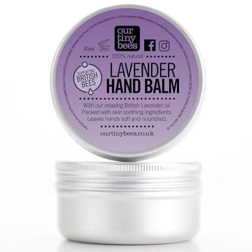 Image of Lavender Hand Balm 45ml – Skin softening, calming and healing. Natural Hand Balm with British Lavender