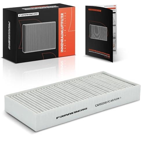 Image of Frankberg Cabin Air Filter Pollen Filter with Activated carbon Compatible with C5 II RC C5 II Break RE C6 TD 407 6D 407 Coupe 6C 407 SW 6D 6E 2004-2010 Replace# 647943
