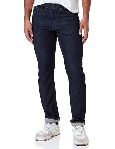 Image of GANT Mens Fit Jeans Dark Blue 34W / 32L
