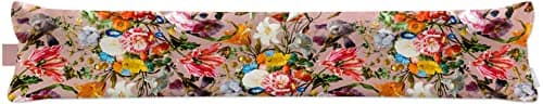 Image of Izabela Peters® Luxurious Eco-Friendly Draught Excluder - Floral Dream - Rosewater - Standard - Window Door Seal, Fabric Draft Excluder Cushion Stopper For Door Bottom