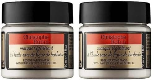 Image of Christophe Robin Regenerating Mask with Rare Prickly Pear Seed Oil, 50 ml (Pack of 2)
