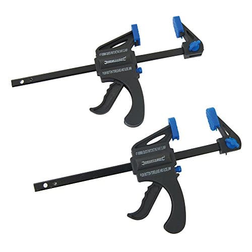 Image of Silverline 250108 Mini Clamps 2pk 100 mm