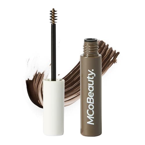 Image of MCoBeauty - Magic Brows - Dark Brown Brow Gel - 3-in-1 Tinted Volumising Eyebrow Gel - Tints, Fills and Holds - Includes an Eyebrow Spoolie Brush - Formula for a Natural Looking Finish