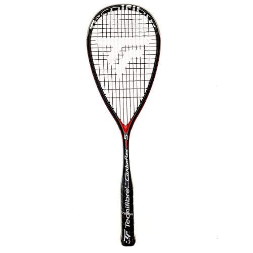 Image of Tecnifibre Carboflex 125 S Adult Squash Racquet, Black, One Size