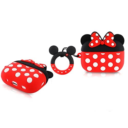 Image of Derhom Airpods Pro 2 Case Funny Cute Cover Compatible for Apple Airpods Pro and Pro 2[Cartoon Series] (Minnie)