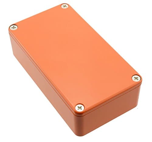 Image of Hammond Orange Diecast Enclosure 112 x 60 x 31mm 1590BOR Electronic Project Box