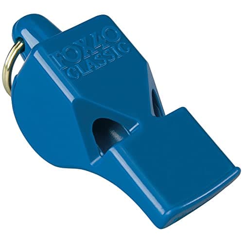 Image of Fox 40 Classic Safety Whistle C/W Wrist-Lanyard Blue, regular
