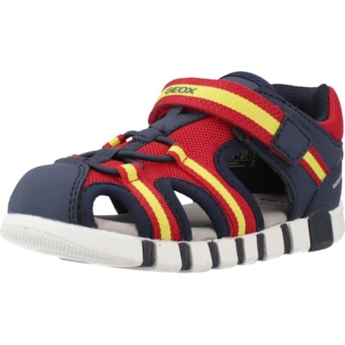 Image of Geox Baby B Sandal IUPIDOO BOY, Navy/Red, 5 UK Child