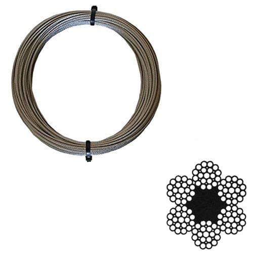 Image of Westward Rope and Wire - Galvanised Wire Rope - 6mm 6x19FC (10 Metres)