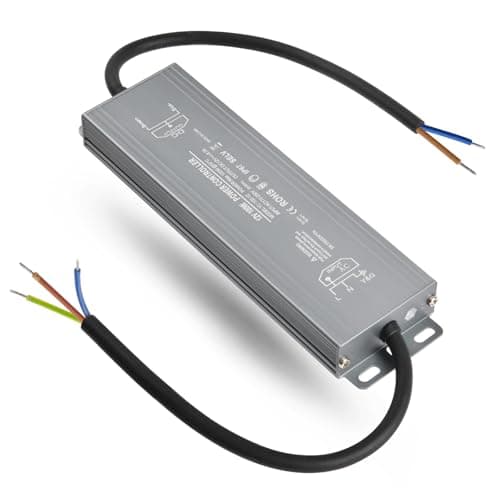 Image of OFFCUP LED Driver, 100W 12V Lighting Transformer, 170-250V AC to 12V DC IP67 Waterproof 8.3A LED Power Supply Constant Voltage Adapter for Outdoor Garden Strip Lights LEDS Lighting Shed Light