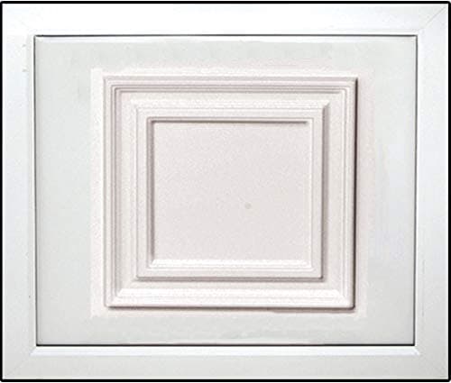Image of PVC uPVC White Half Door Panel 20mm 24mm 28mm 790mm x 950mm Corrib (28mm)