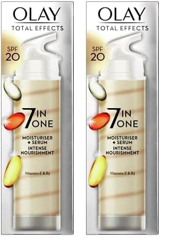 Image of Olay Total Effects Moisturiser And Serum Duo With SPF 20, 40ml (Pack of 2)