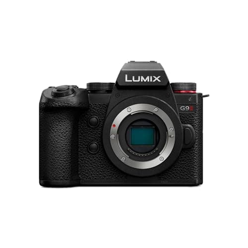 Image of Panasonic LUMIX DC-G9M2E Micro Four Thirds Mirrorless Camera, 25.2MP, 4K 120p/100p & 5.7K 30p/25p, Phase Hybrid AF, 5-Axis BIS, OLED LVF, Wi-Fi, Bluetooth, HDMI, Body Only, Black