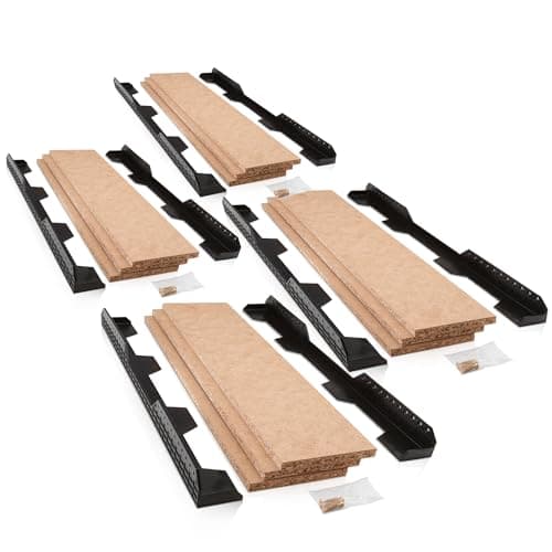 Image of Loft Ledge raised storage boarding truss shelf thick insulation kit by loftleg Shelf Attic Storage Solution for Clothes, Boxes and Household Items (Pack of 4)